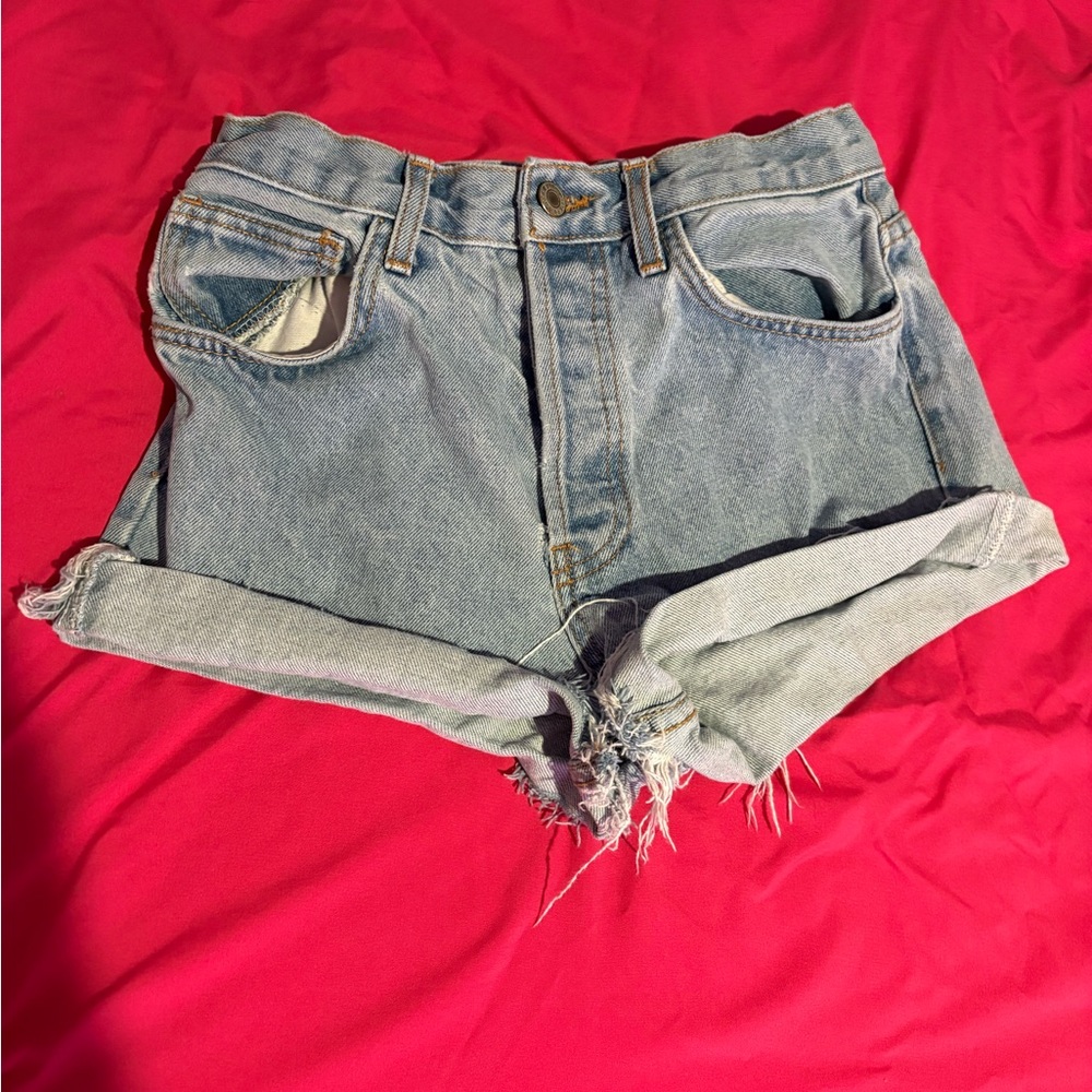 Brandy Melville Light Blue Jean Shorts